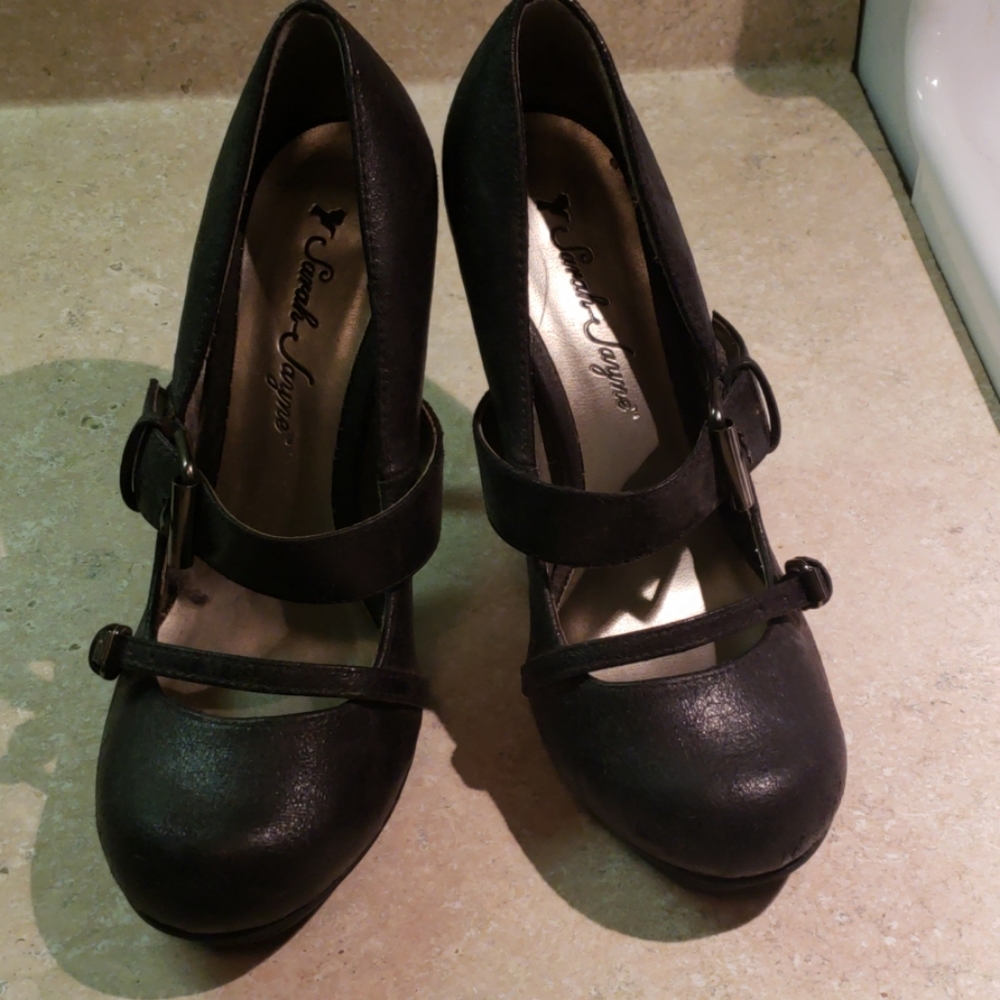 Sarah Jayne Black 4 inch heels